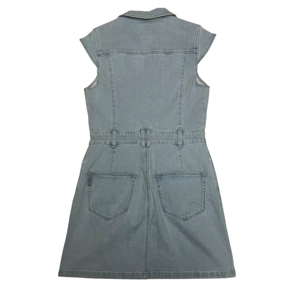NWT PAIGE Women's Jaxsyn Denim Mini Dress Size 6 - Picture 4 of 9
